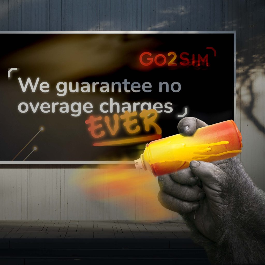 No overage charges with go2sim