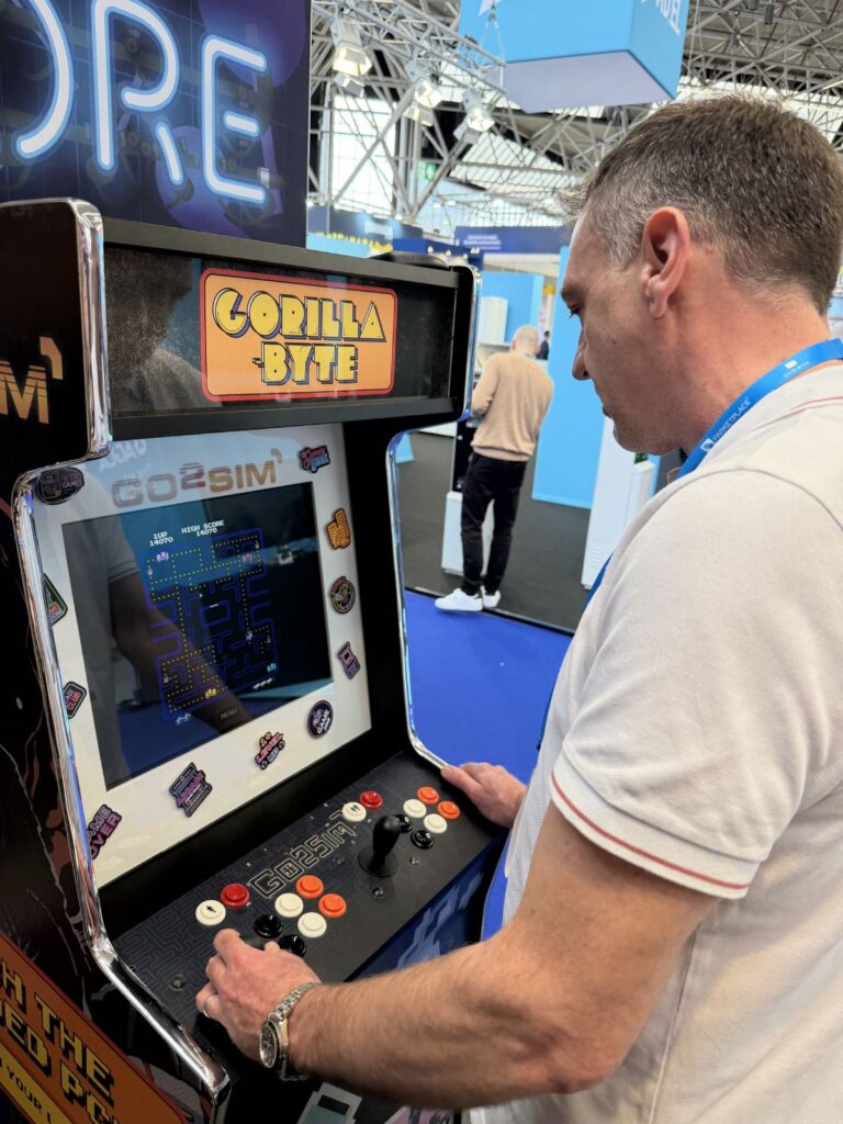 John playing gorilla byte