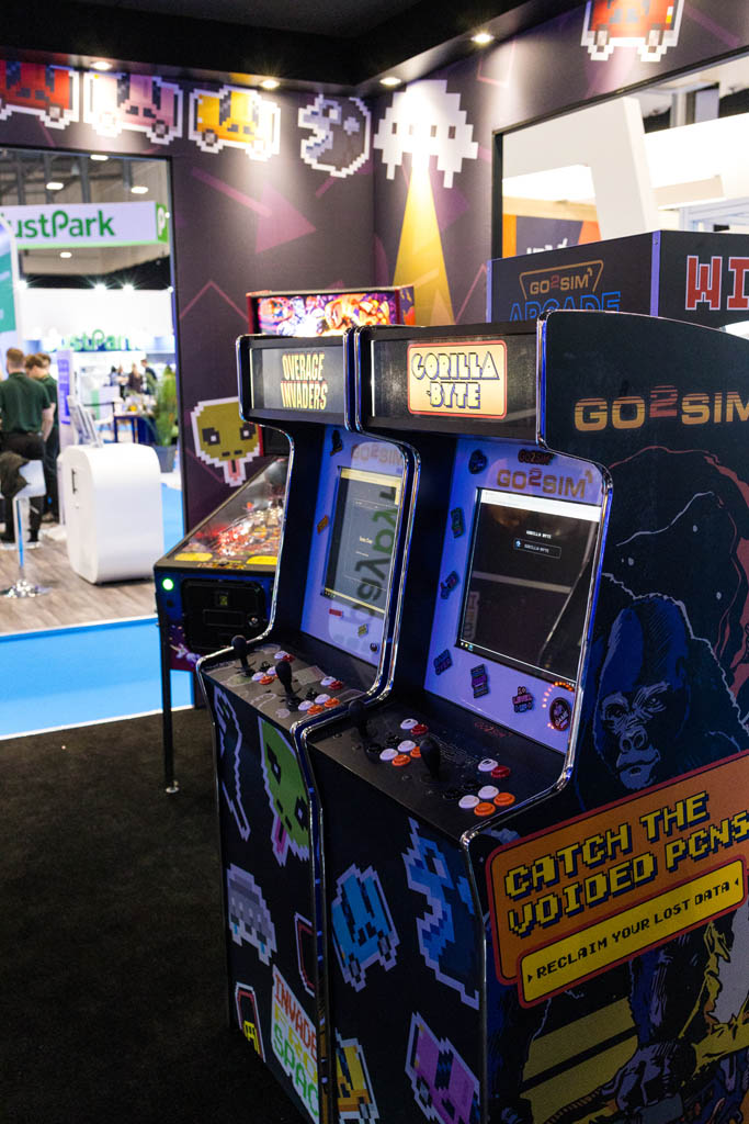 the go2sim arcade machine