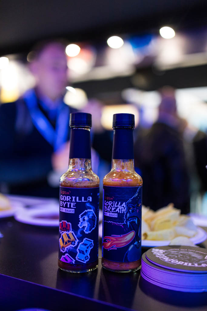 go2sim's promotional hot sauces