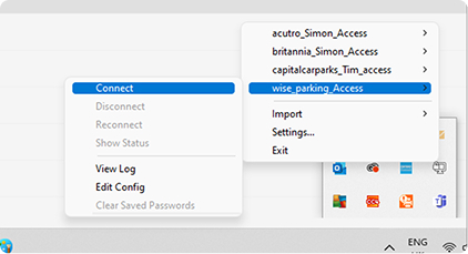 Import the certificate